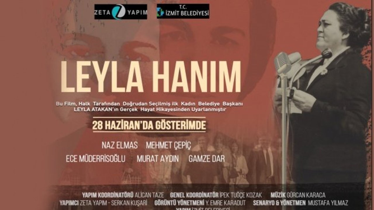 Ünlü oyuncu Naz Elmas, 'Leyla Hanım' için İzmit’e geliyor
