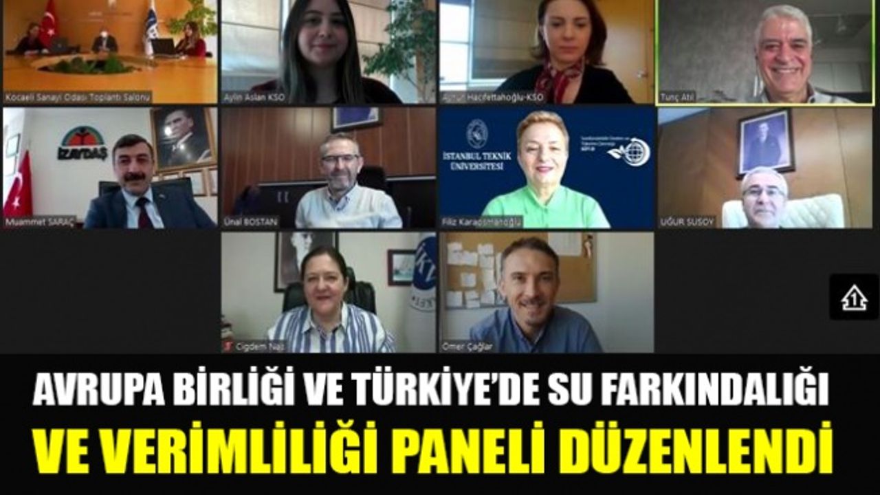Avrupa Birliği ve Türkiye’de Su Farkındalığı ve Verimliliği paneli düzenlendi