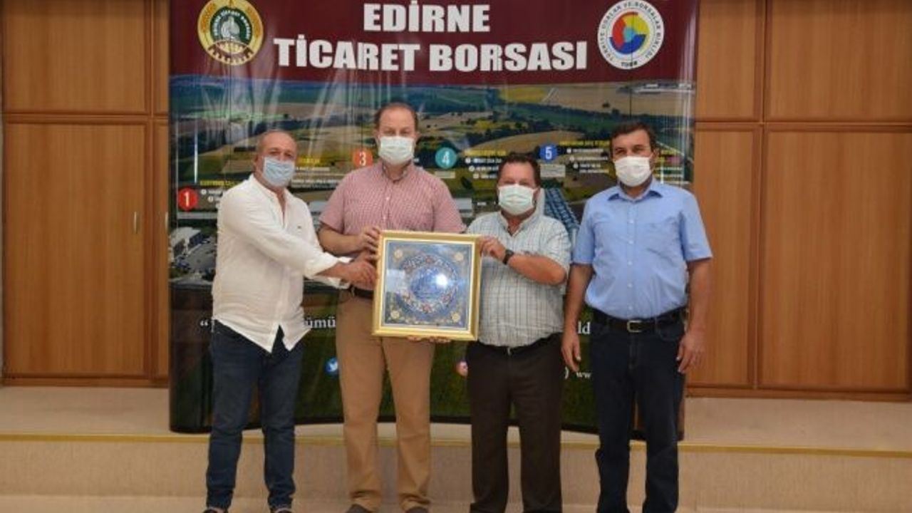 Edirne Ticaret Borsası'nda yeni mahsul buğday kilogramı 5,046 liradan işlem gördü