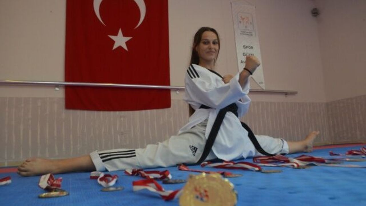 Genç tekvandocu Nisanur Güler, 6. WT Başkanlık Kupası'na hazırlanıyor