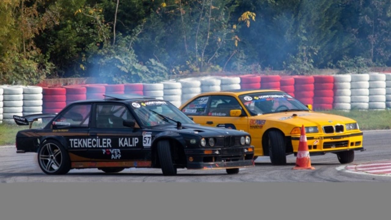 Apex Masters Türkiye Drift Şampiyonası ikinci yarışı, Kocaeli'de yapıldı