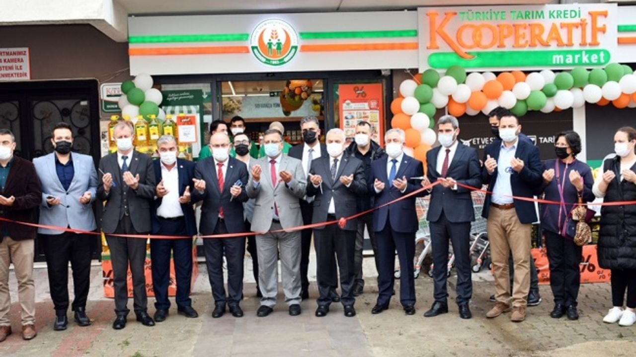 Tekirdağ'da "Tarım Kredi Kooperatif Market" açıldı