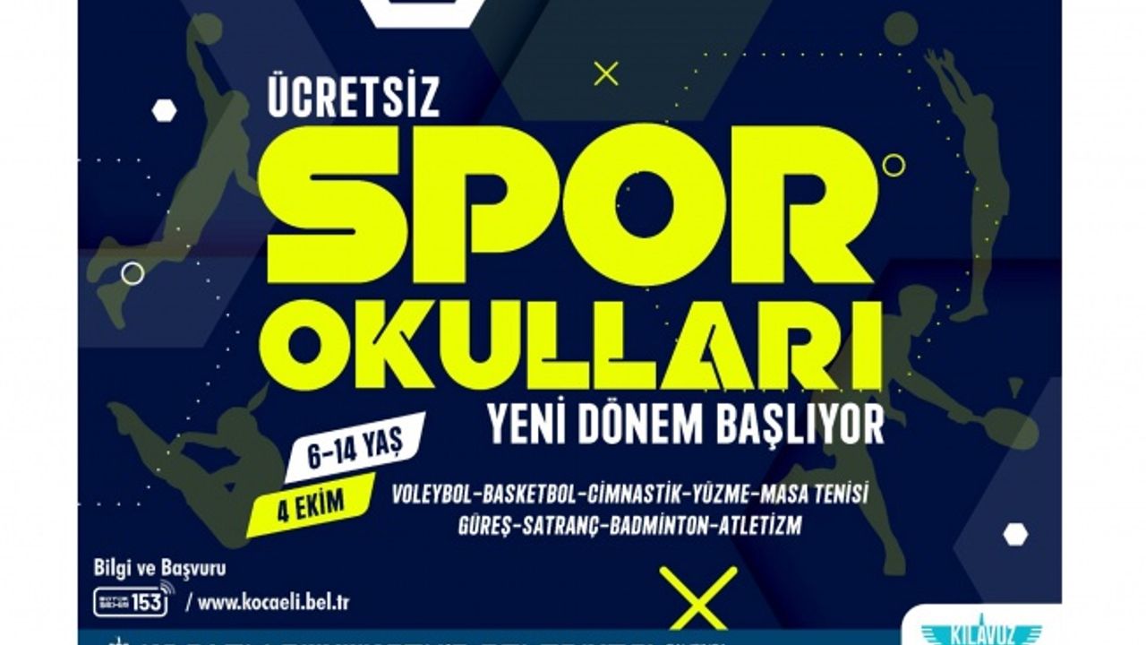 Ücretsiz Spor Okulları’nda yeni dönem