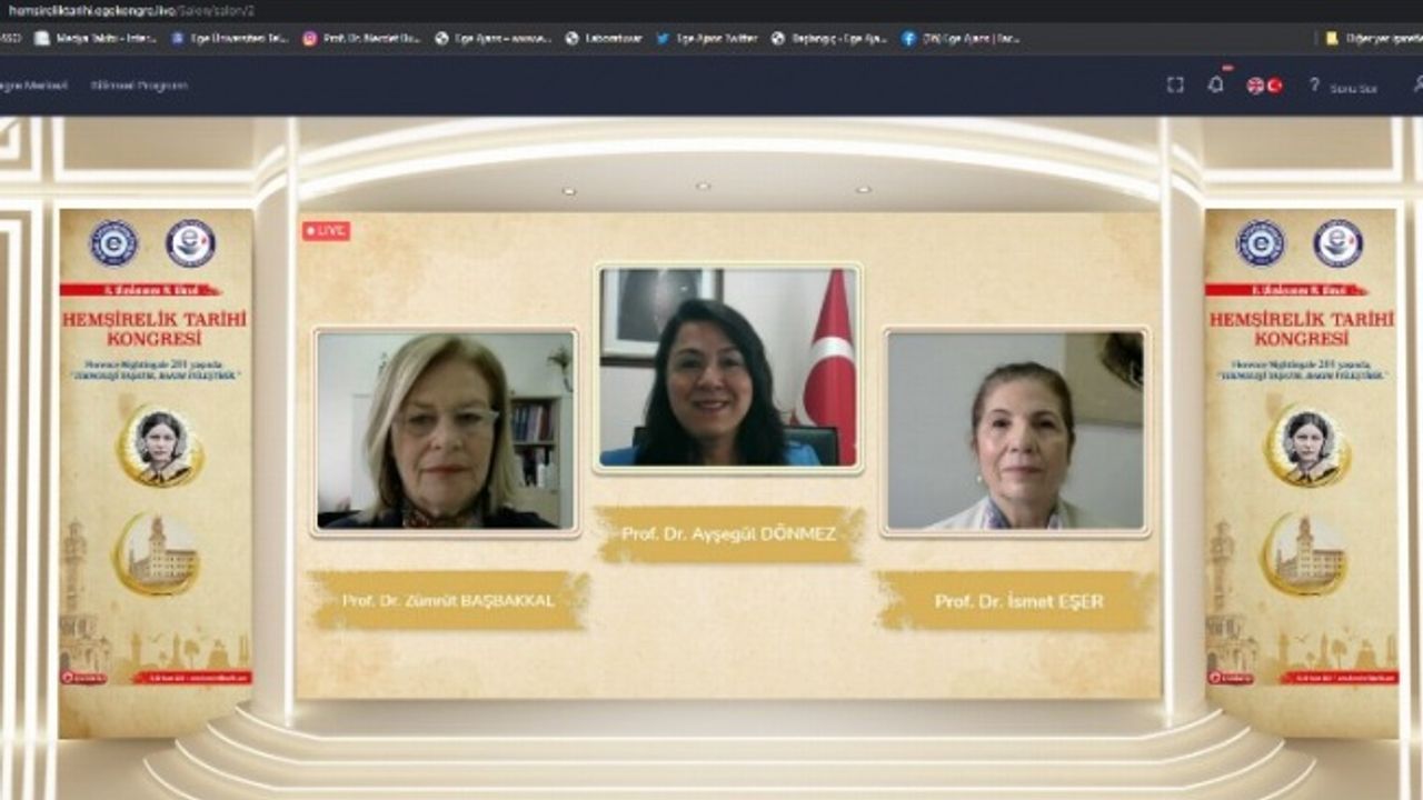 Ege Üniversitesi, II. Uluslararası IV. Ulusal Hemşirelik Tarihi Kongresi düzenledi