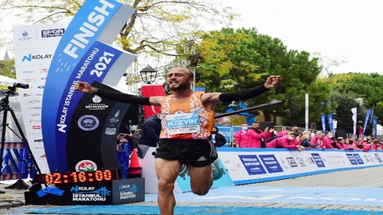 İstanbul Maratonu'nda 36 yıllık rekoru Hüseyin 'can'landırdı!