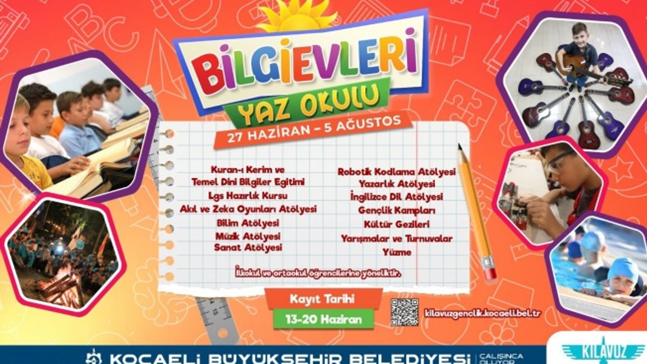 Bilgievleri ve Akademi Lise’de yaz okulu kayıtları başladı