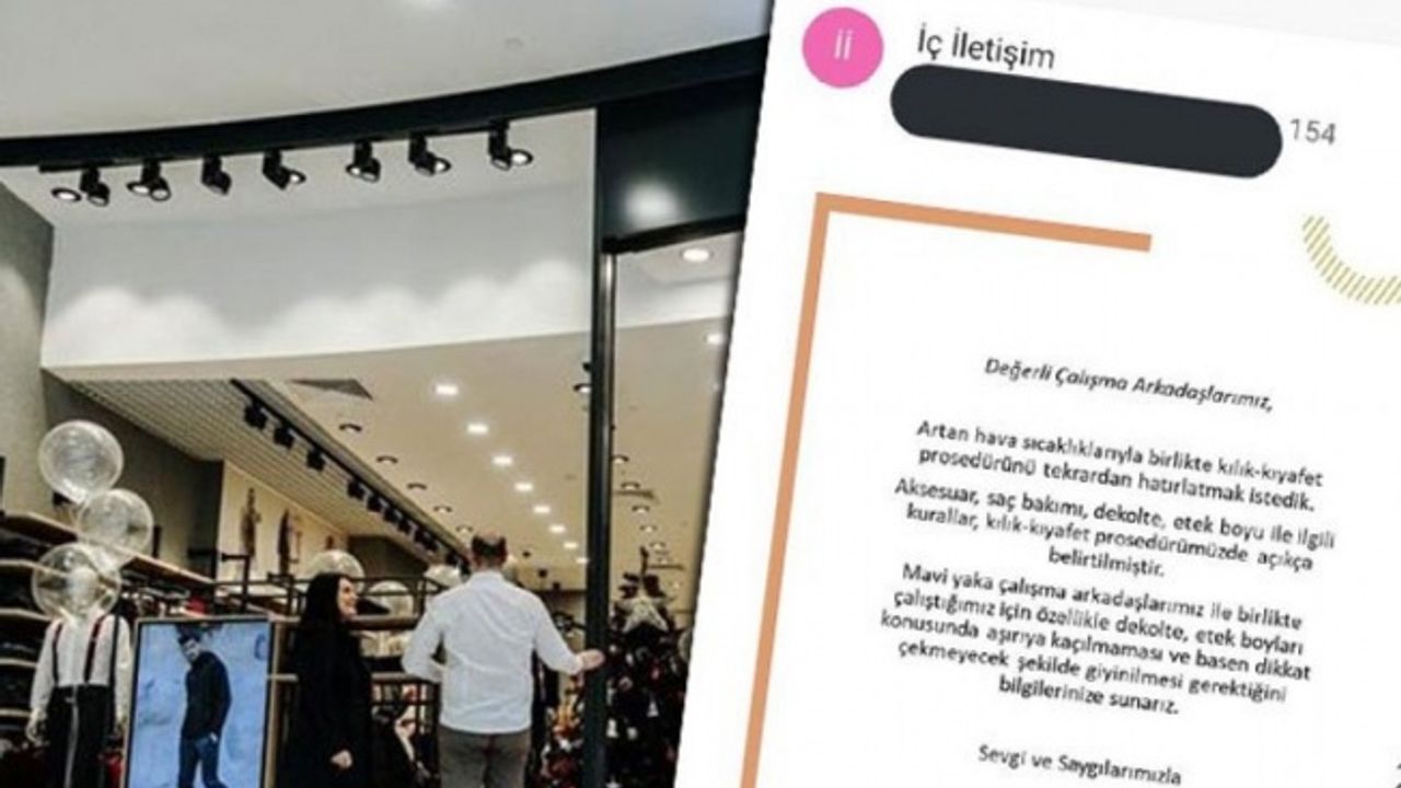 Ünlü markanın 'basen dikkat çekmeyecek şekilde giyinin' yazışması özür dilettirdi!