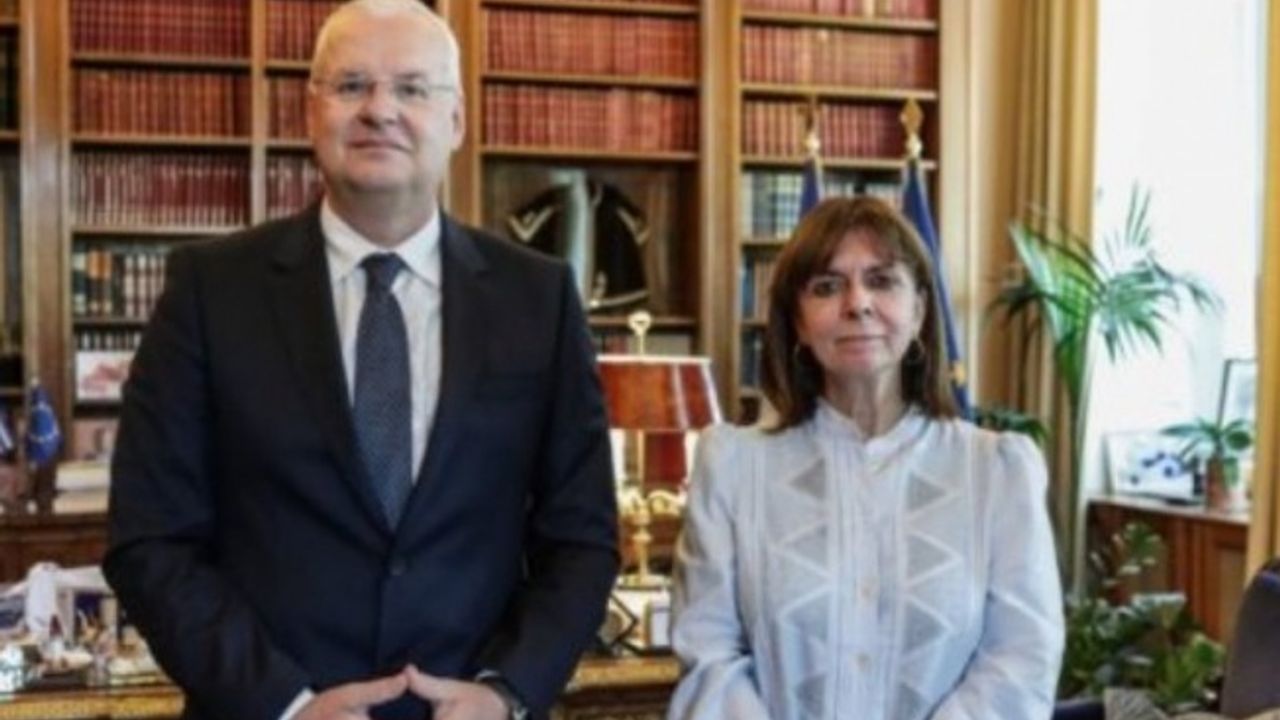 Yunanistan Cumhurbaşkanı Miletvekili İlhan Ahmet'i kabul etti