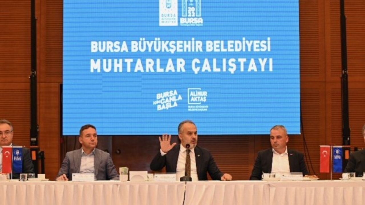 Bursa'da 'Muhtarlar Çalıştayı' düzenlendi