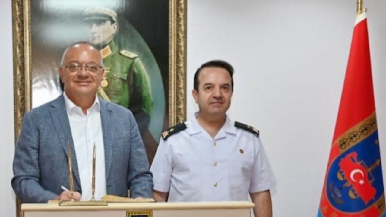 Manisa'da Tuğgeneral Tombul'a Başkan Ergün'den ziyaret