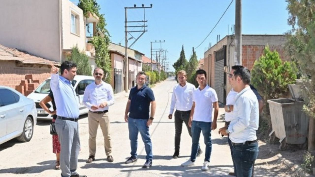 Manisa Salihli'de Kapancı'ya alt yapı ziyareti