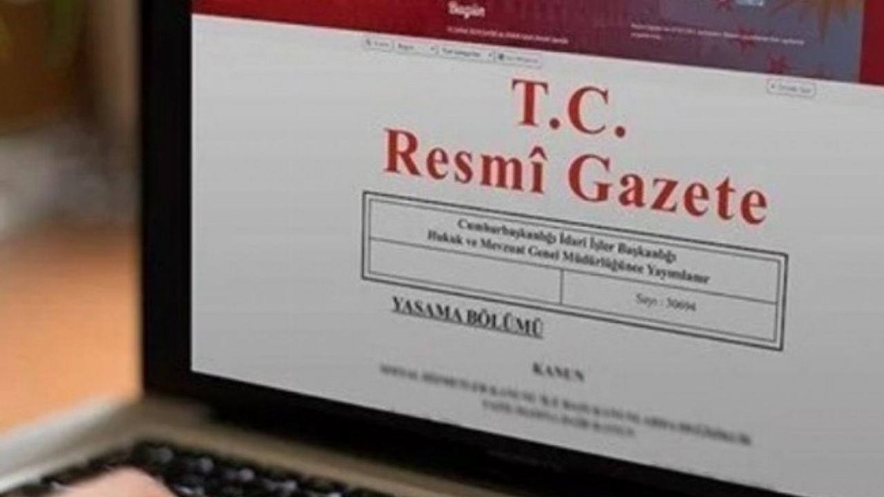 Yeni atama ve görevden almalar Resmi Gazete'de