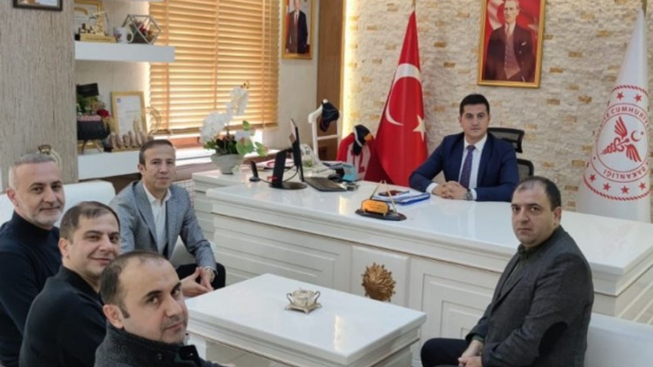 Batman'da Yeni Sendika'dan İl Sağlık Müdürlüğü'ne ziyaret