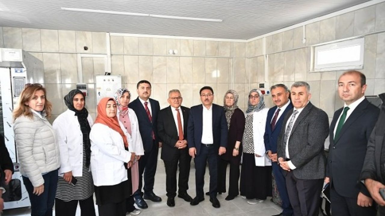 Develi Kadın Girişimi Kooperatifi'ne Büyükkılıç'tan ziyaret