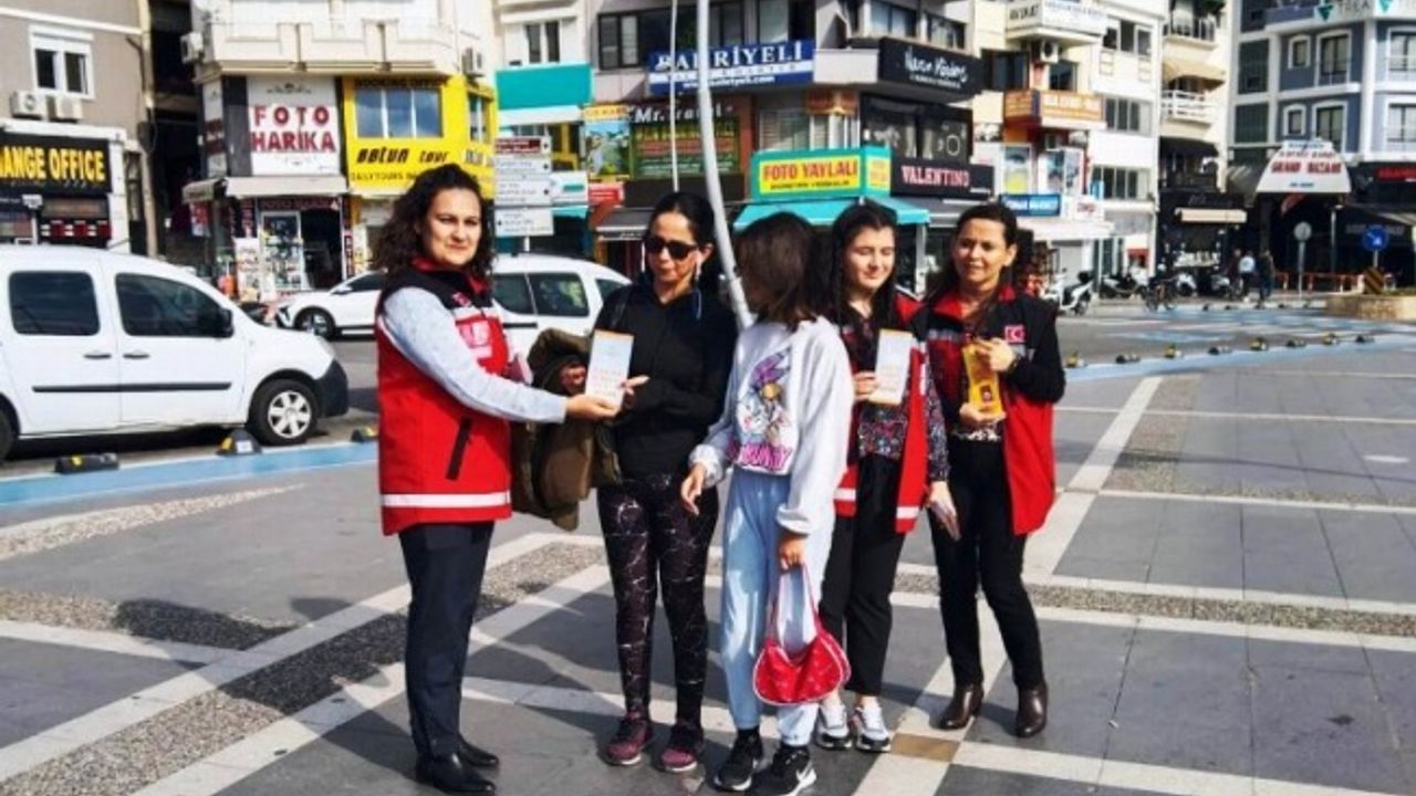 Muğla Marmaris'te 'kadına yönelik şiddeti önleme' operasyonu