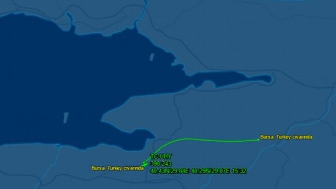 Bursa'da tek motorlu uçak düştü: 2 ölü