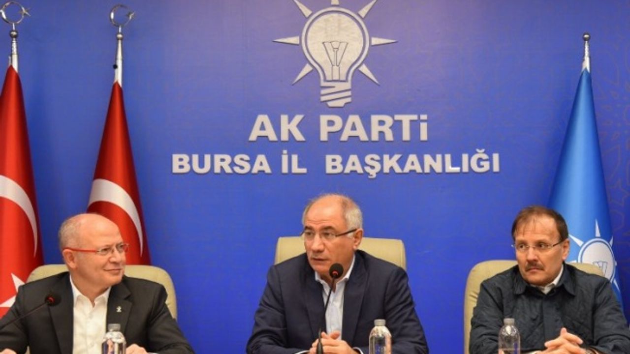 Cumhurbaşkanı Erdoğan'ın Bursa mitingi öncesi 'Ala' toplantı