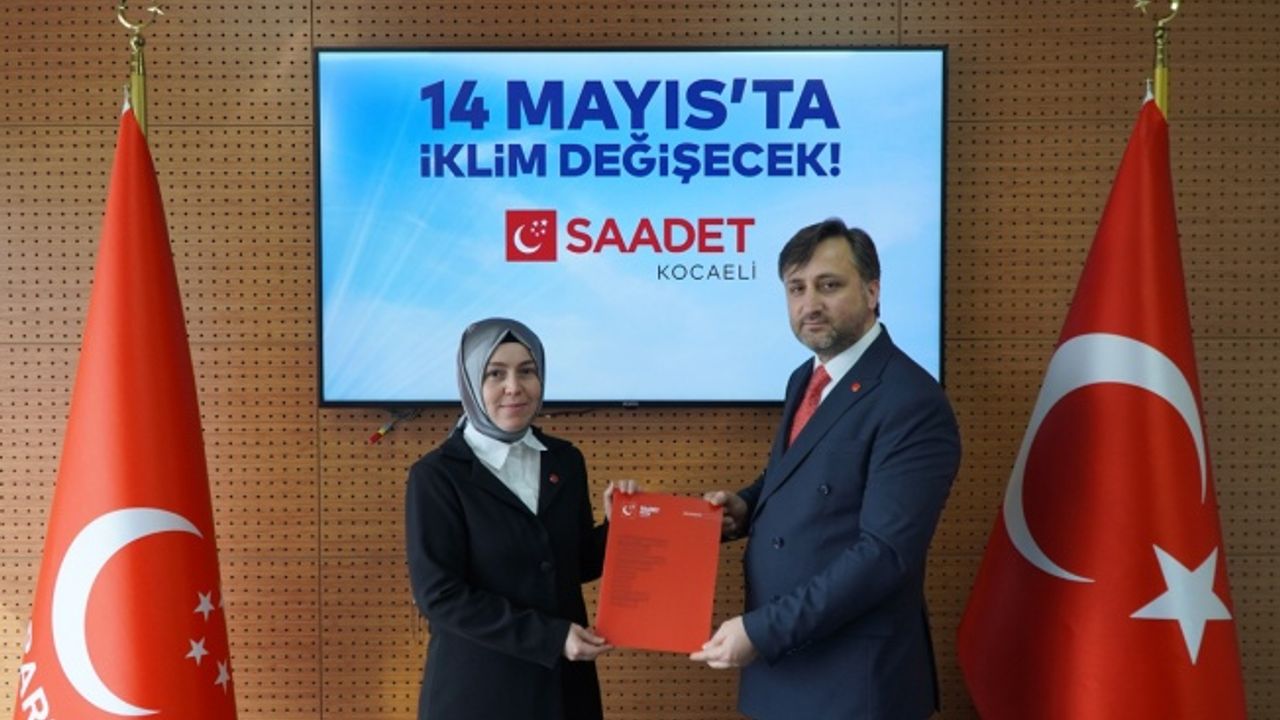Cemile Çağlin Saadet Kocaeli'den aday adayı