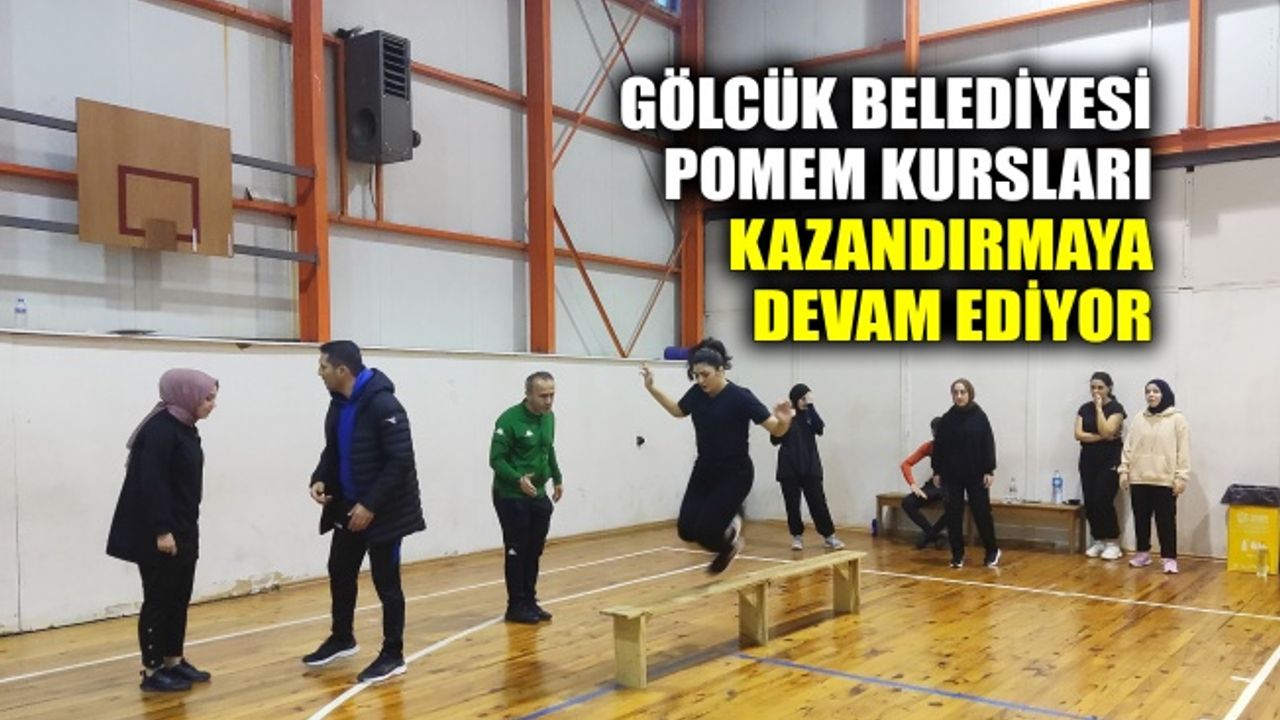 Gölcük Belediyesi POMEM kursları kazandırmaya devam ediyor