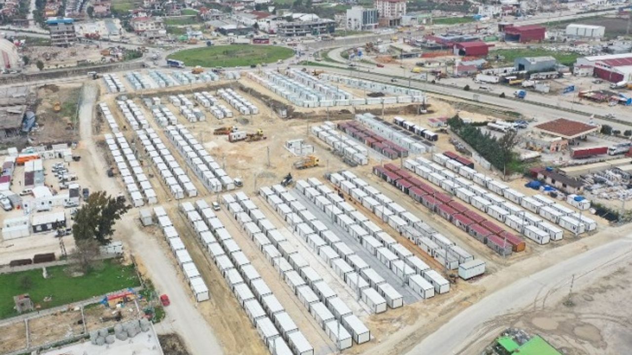 Hatay'da Konya'nın konteyner kentleri ortaya çıktı