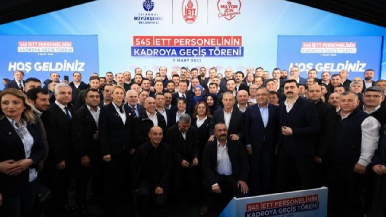 Kadroya alınan İETT'li sayısı bin 800'ü aştı