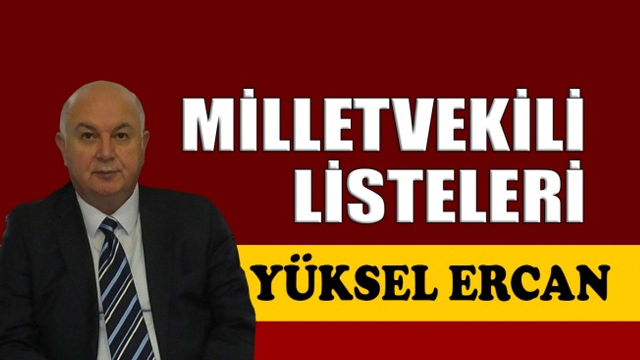 Milletvekili listeleri