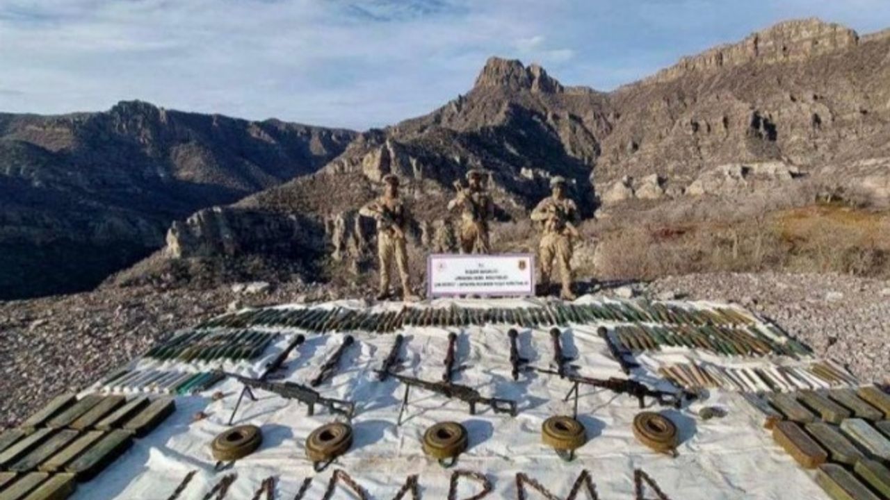 Şırnak 'Abluka'sında çok sayıda mühimmat ele geçirildi