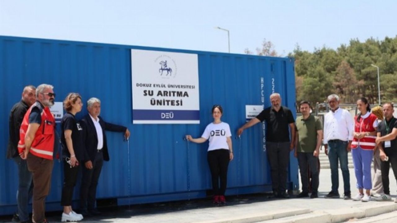 Dokuz Eylül'den afet bölgesine 7. su ünitesi