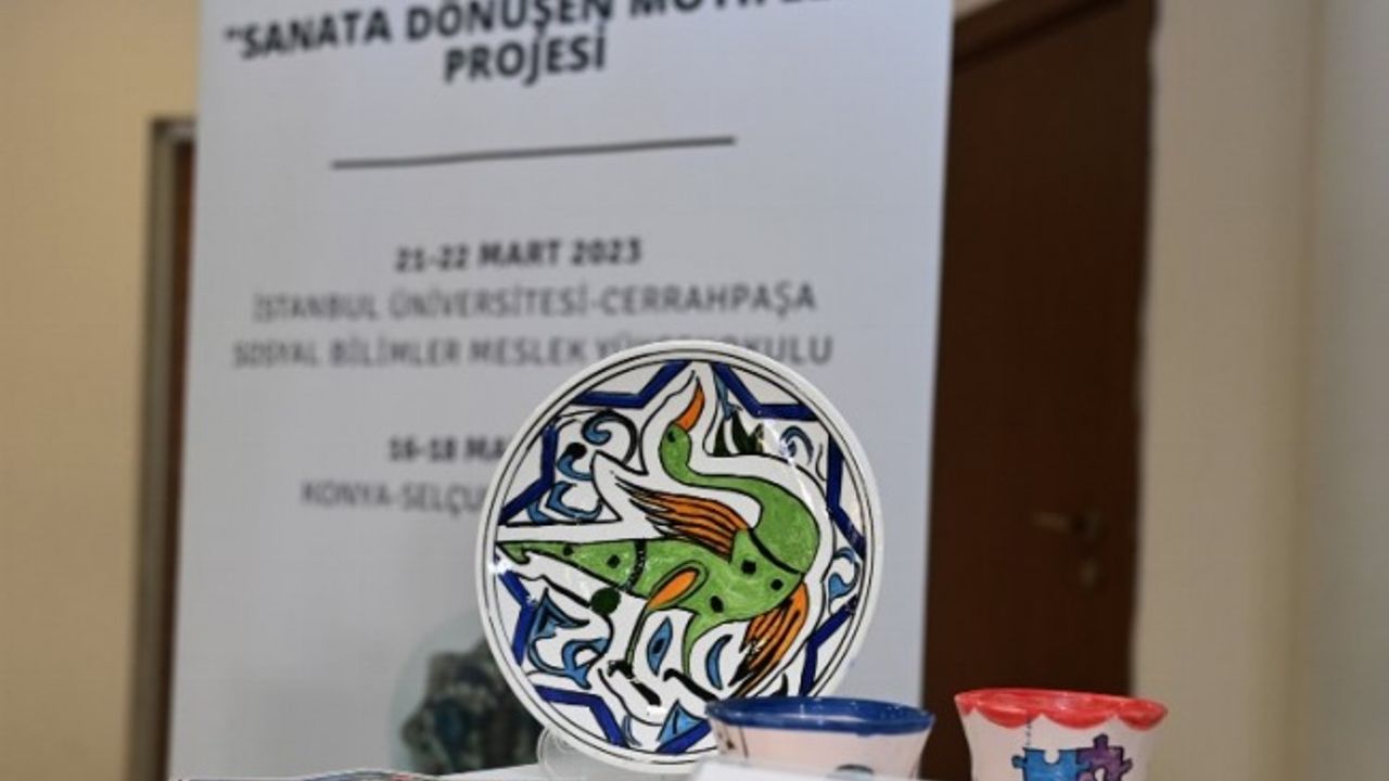 Konya Selçuklu'da sanata dönüşen motifler görücüye çıktı