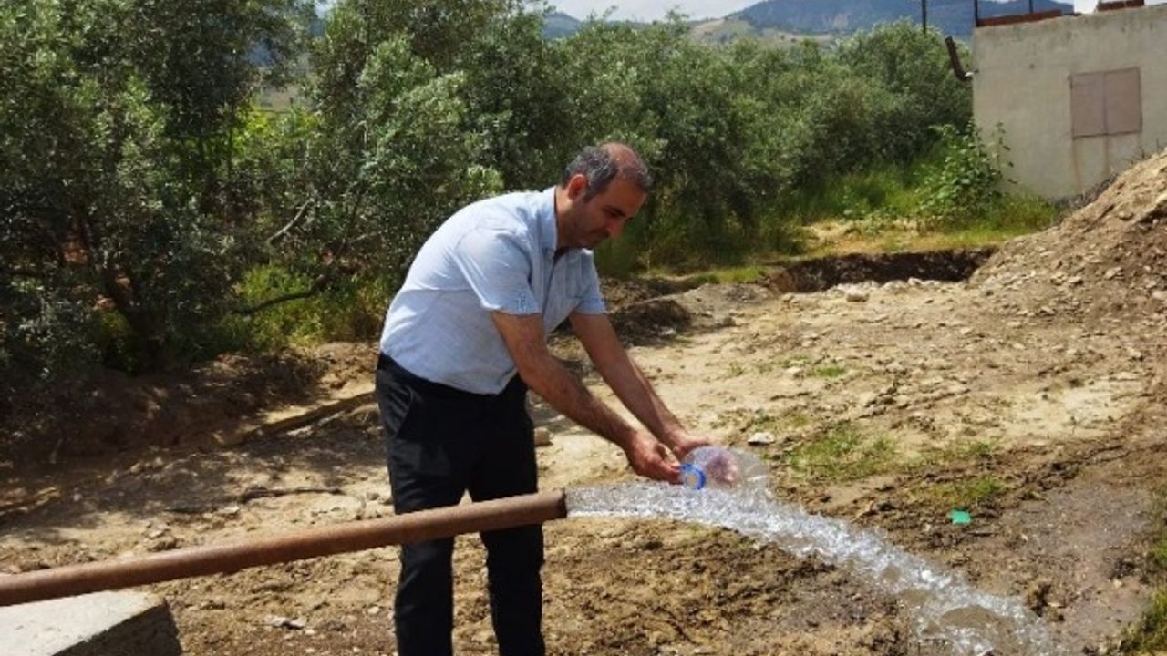 Manisa Alaşehir'de saniyede 15 litre verimli yeni sondaj