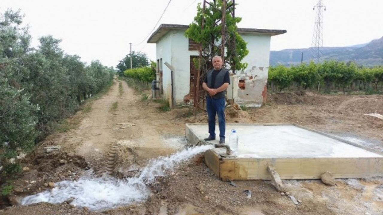 Manisa Alaşehir'de saniyede 25 litre verimli su
