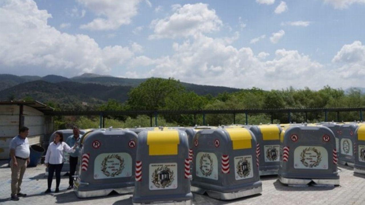 'Temiz çevre temiz Milas' seferberliği... Muğla'ya akıllı konteynerler yerleştiriliyor