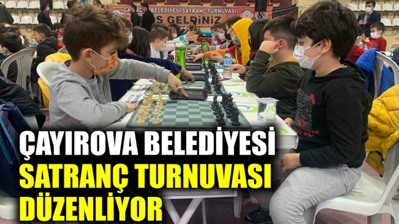 Çayırova Belediyesi satranç turnuvası düzenliyor