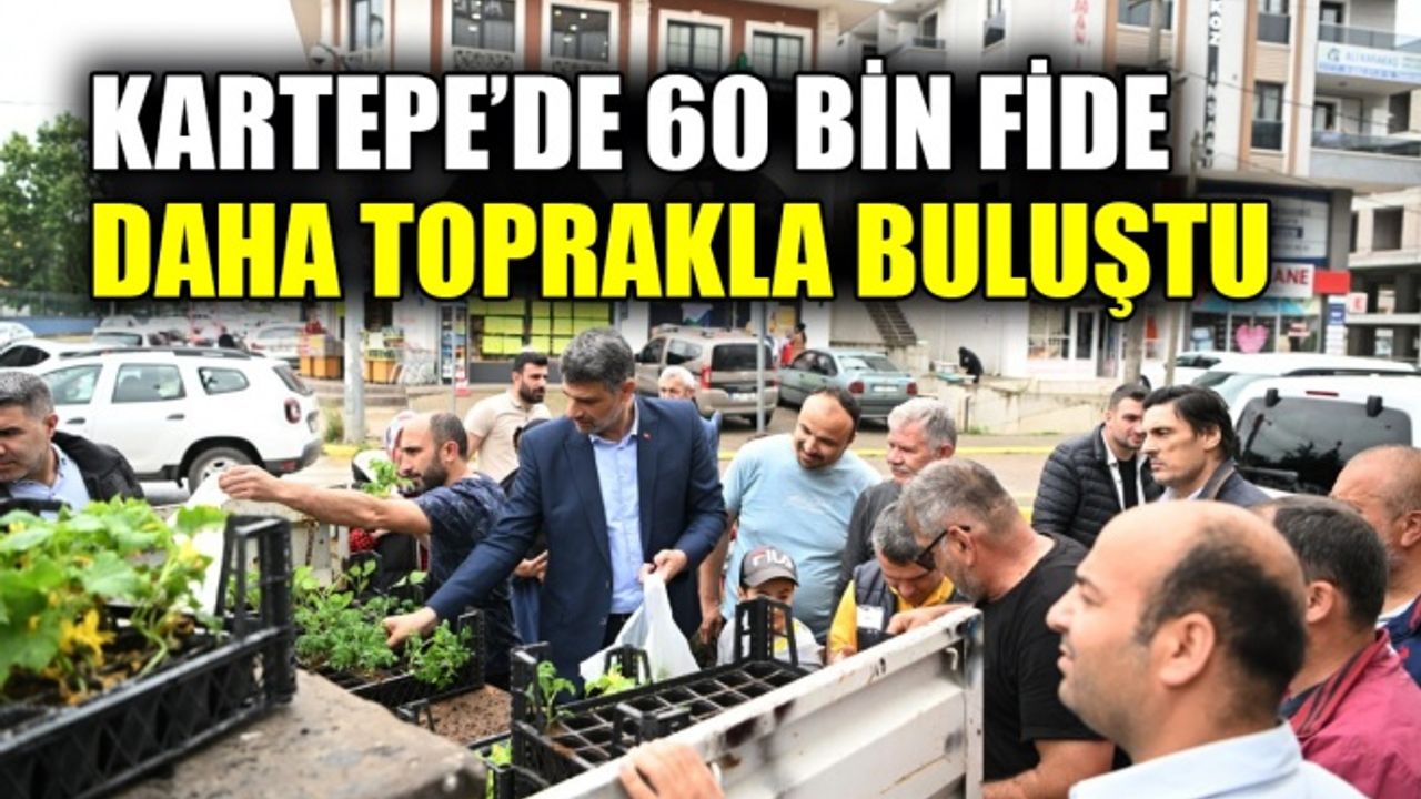 Kartepe’de 60 bin fide daha toprakla buluştu