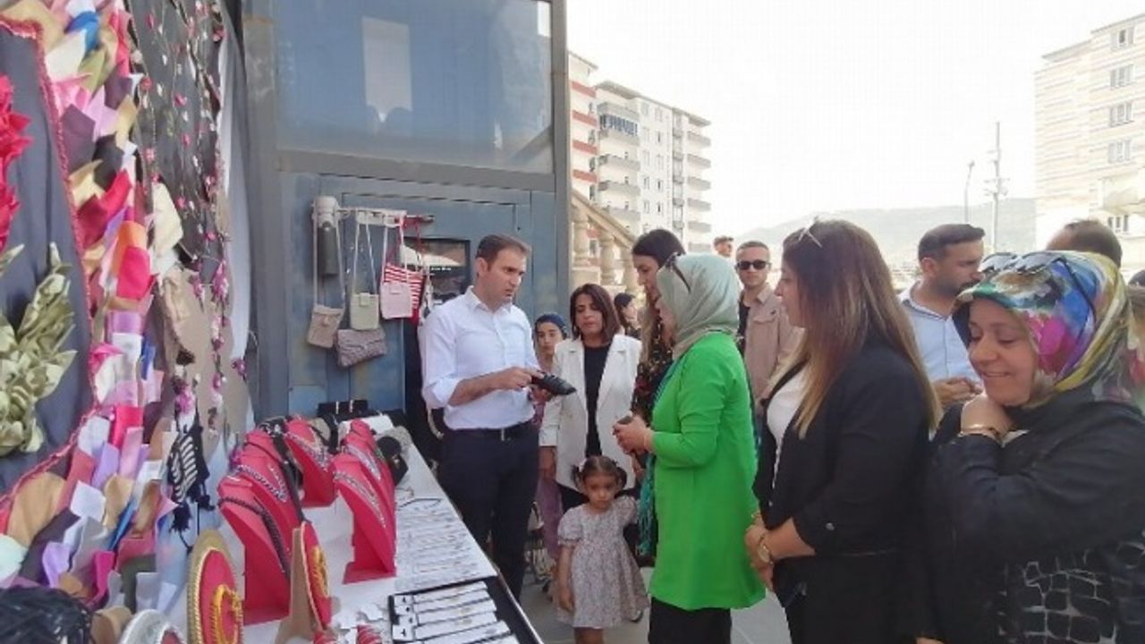 Sason'da Hayat Boyu Öğrenme sergisine yoğun ilgi