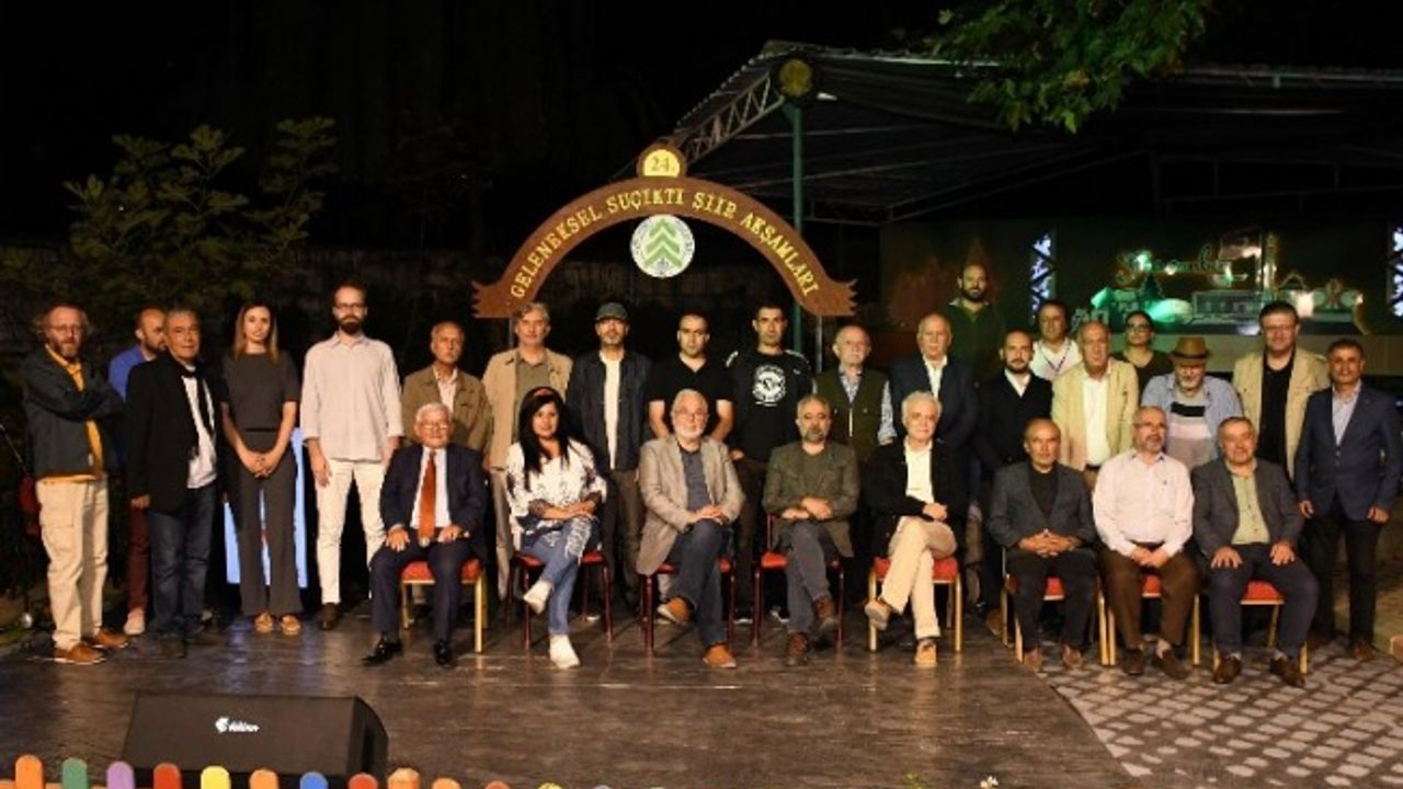 30 yıl önce başlayan gelenek! Suçıktı Şiir Akşamları büyüledi