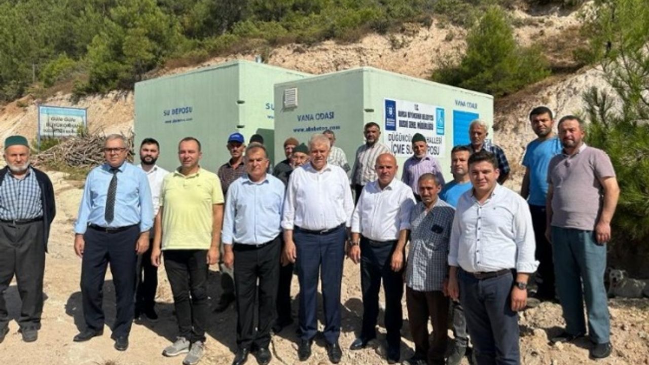 Bursa Büyükorhan su için artık tanker beklemeyecek