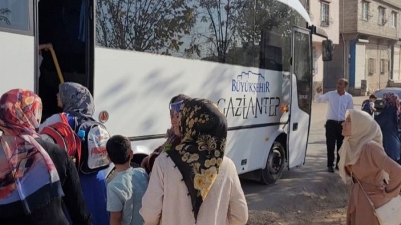 Gaziantep Narlıtepe'de okula ulaşım sorunu kökten çözüldü