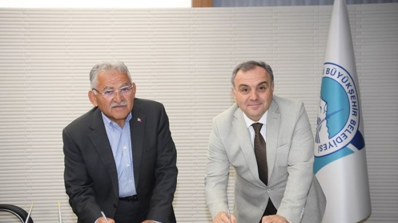 Kayseri Büyükşehir ile ERÜ'den iş birliği protokolü