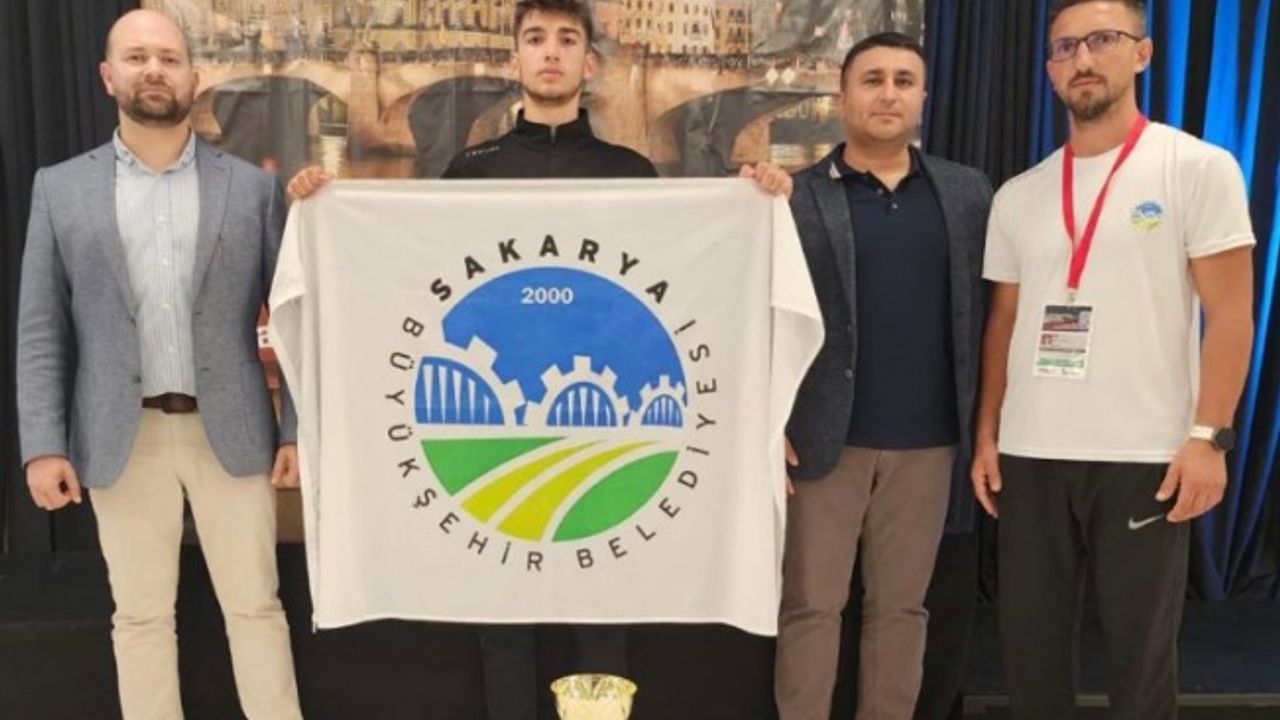 Sakaryalı sporcu İsviçre’de altın madalyanın sahibi oldu