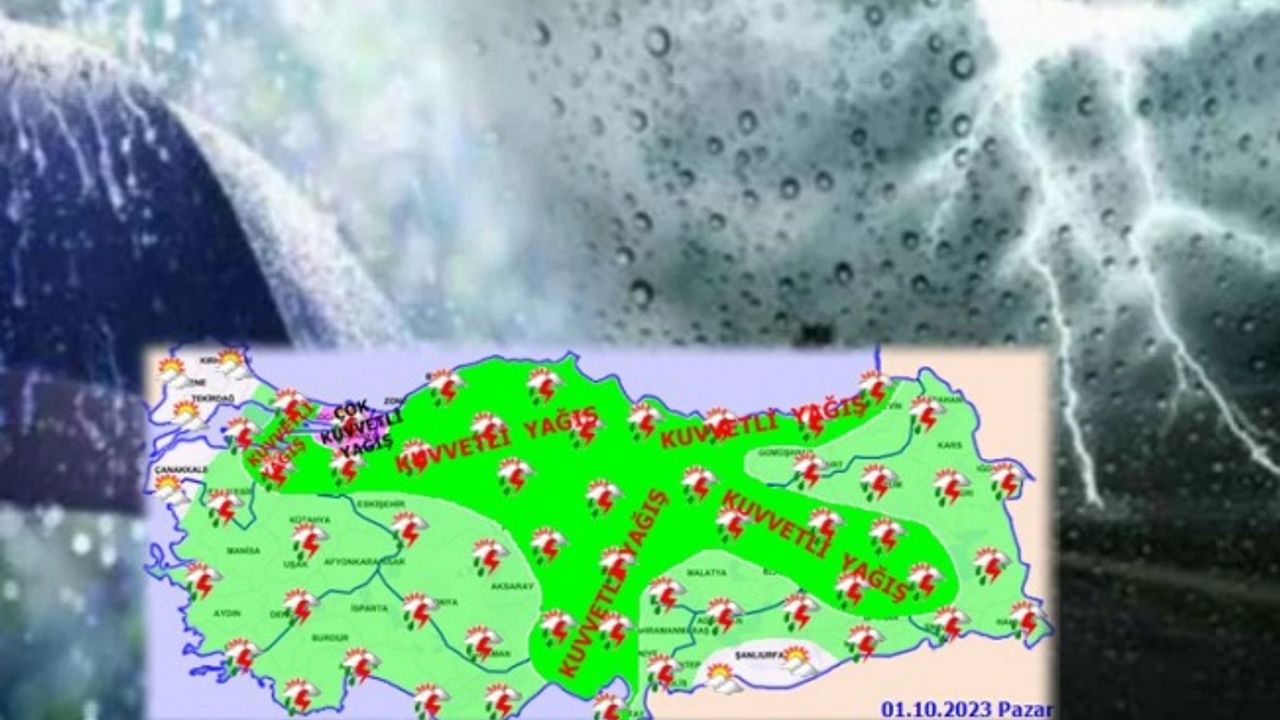 Kuvvetli yağışlara dikkat! Meteoroloji'den ciddi sel uyarısı