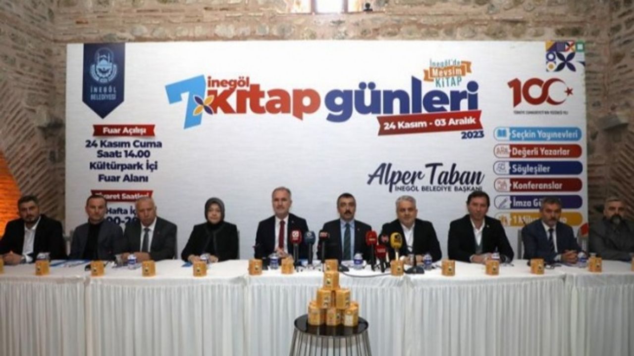 Bursa İnegöl 7. Kitap Günleri'ne hazırlanıyor