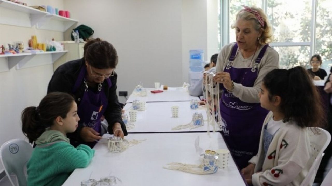 İzmitli çocuklardan Workshoplara yoğun ilgi