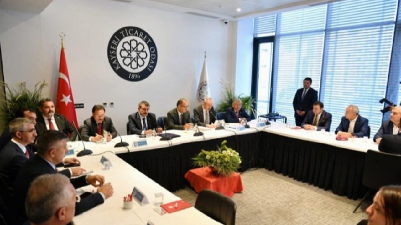 Kayseri OSB'den Bakan Tekin'e 'Mesleki Eğitim' raporu