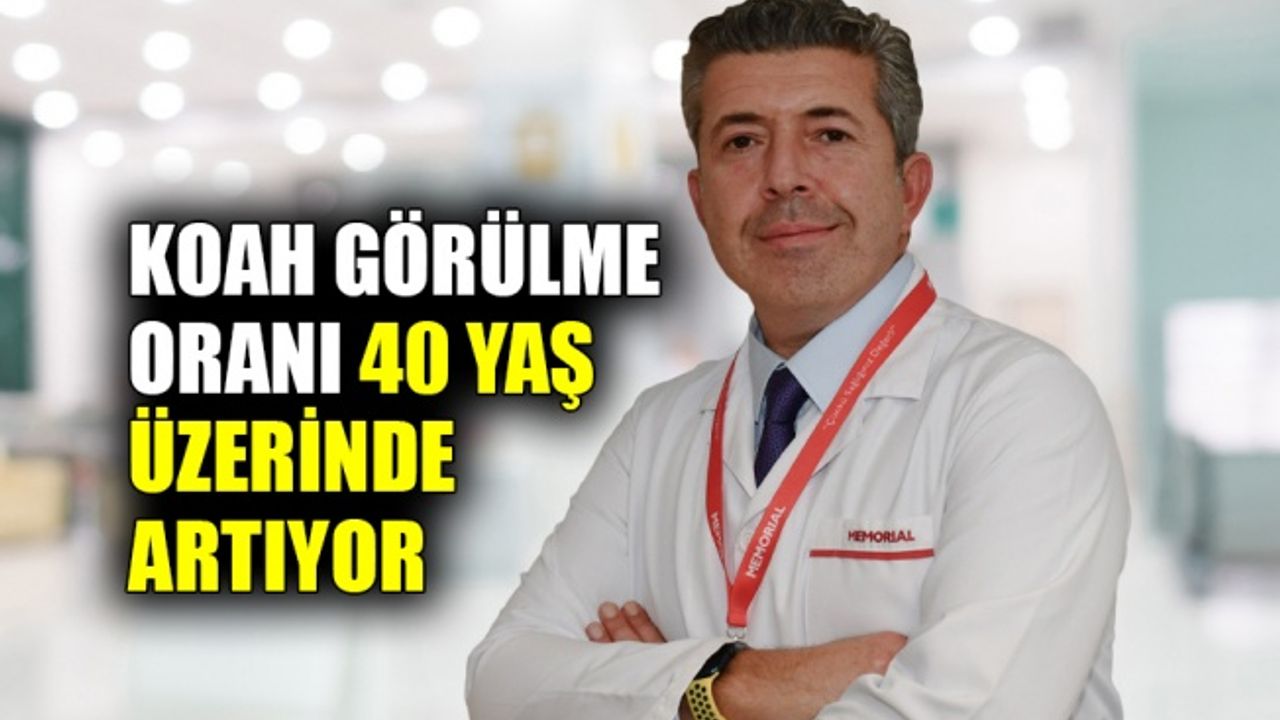 KOAH görülme oranı 40 yaş üzerinde artıyor