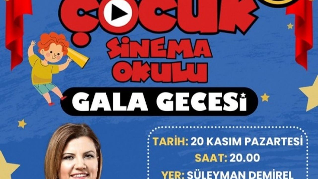 Kocaeli İzmit Belediyesi Çocuk Sinema Okulu için gala zamanı