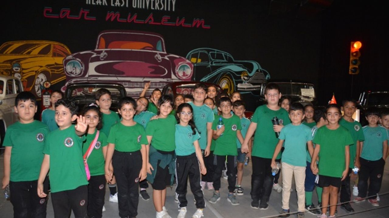 Lefkoşa Şehit Doğan Ahmet İlkokulu’ndan 90 öğrenci, öğretmenleri eşliğinde Yakın Doğu Oluşumu Müzeleri’ni ziyaret etti