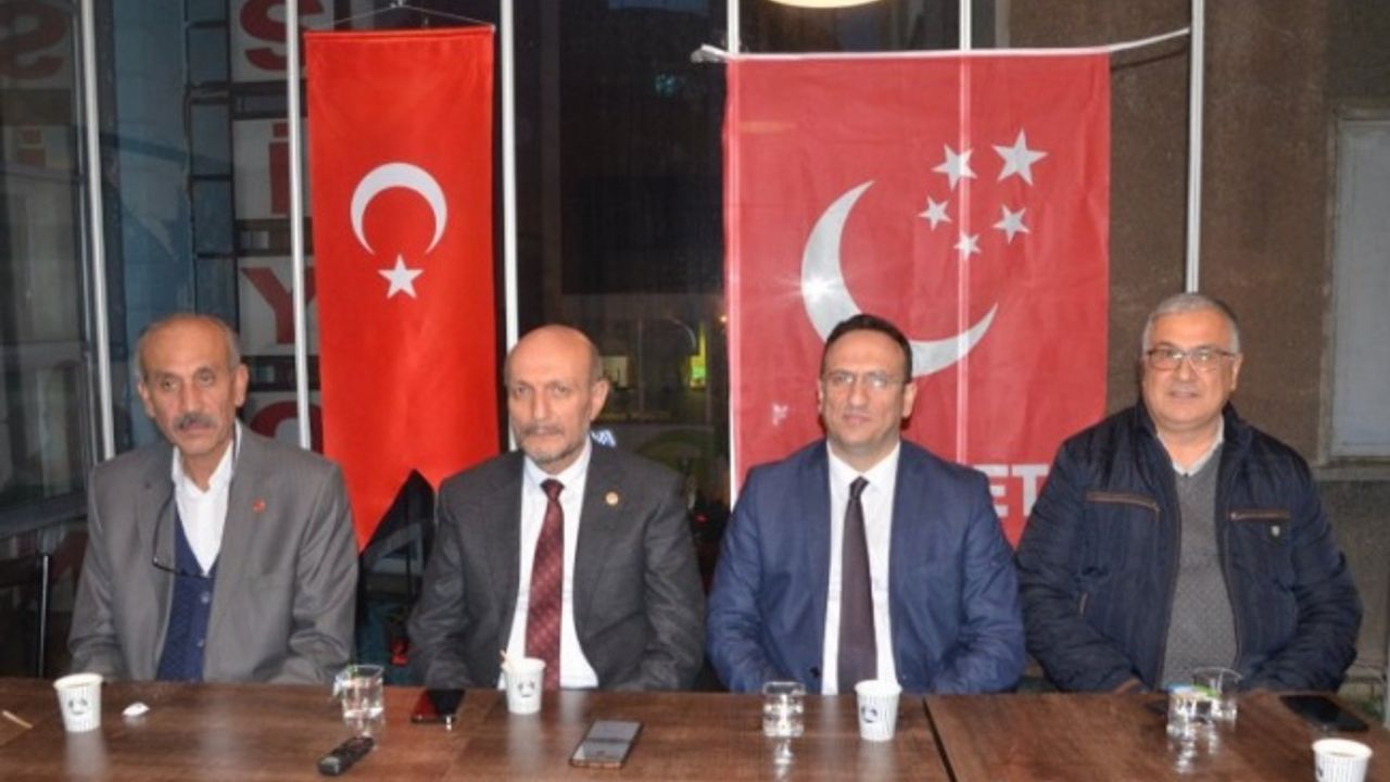 Saadet Partisi Keşan'da oda başkanları ile buluştu