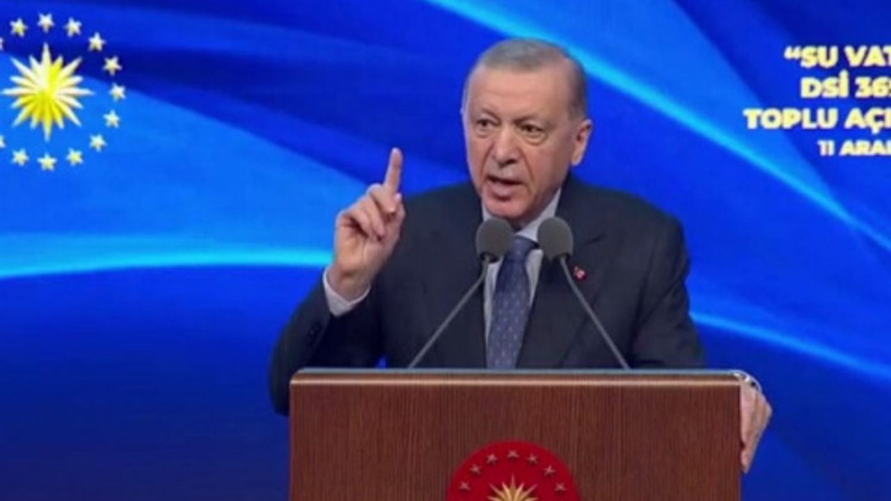 Cumhurbaşkanı Erdoğan'dan DSİ'nin 369 tesisine toplu açılış