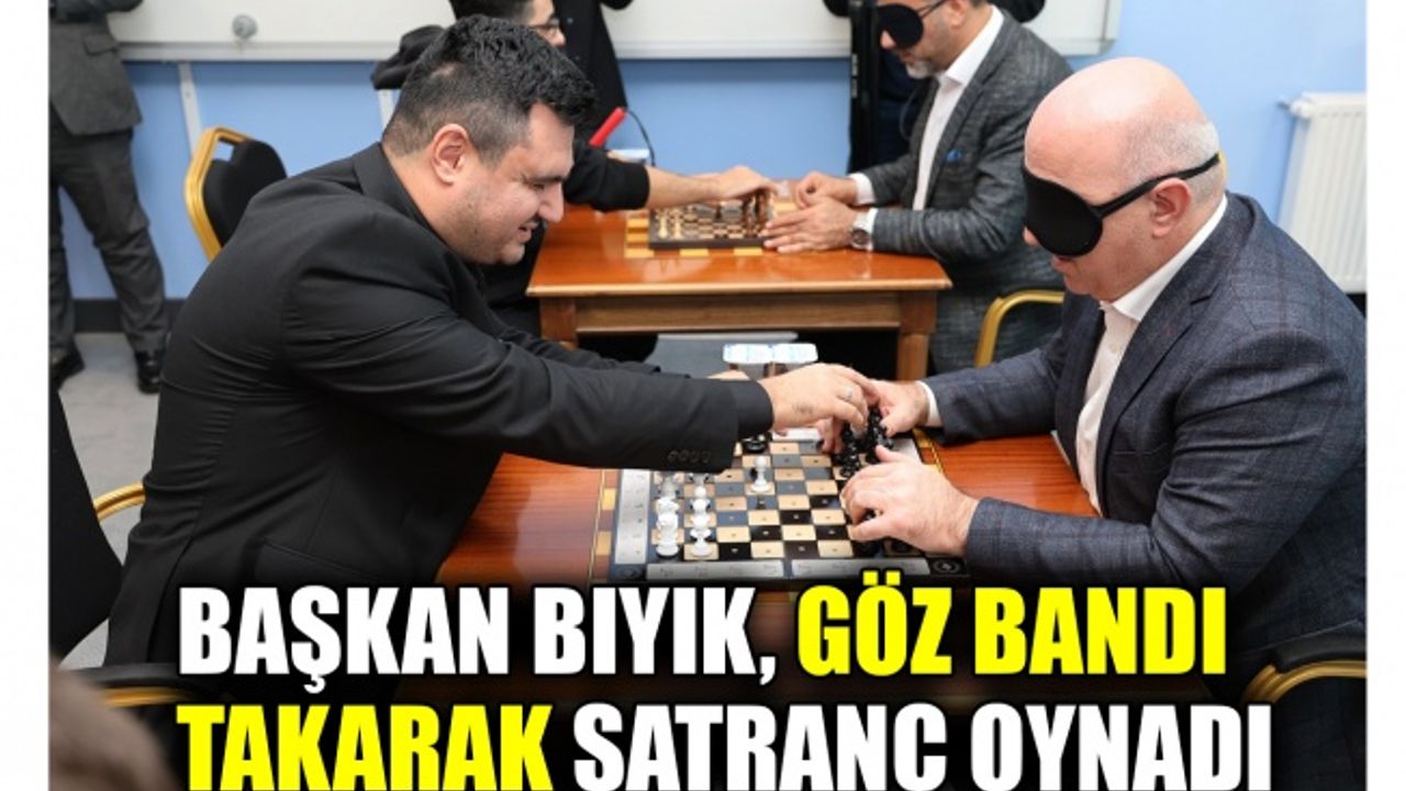Darıca’da görme engelliler satranç turnuvası başladı